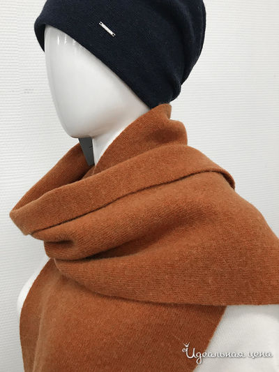 Шарф, 26*194 см Deja Fashion, цвет терракотовый