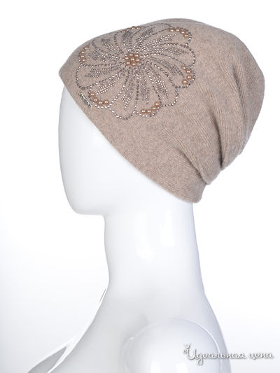 Шапка Deja Fashion, цвет темно-бежевый
