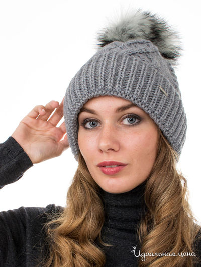 Шапка Deja Fashion, цвет серый