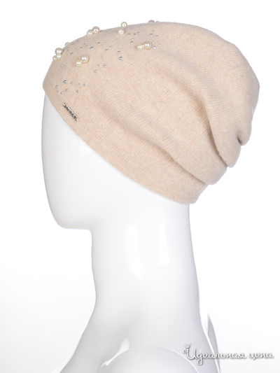 Шапка Deja Fashion, цвет бежевый
