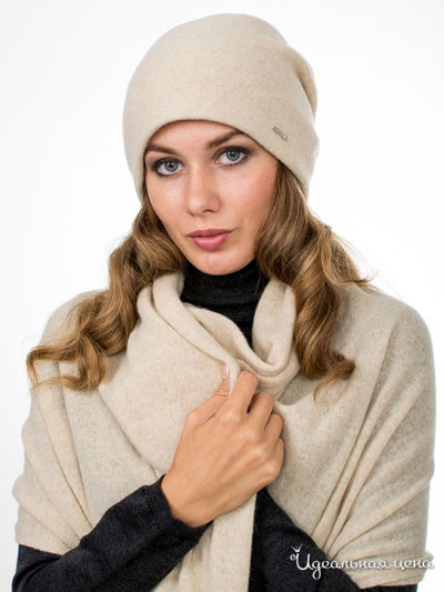 Шапка Deja Fashion, цвет бежевый