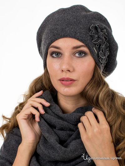 Шапка Deja Fashion, цвет темно-серый