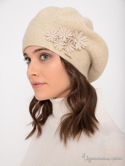 Берет Deja Fashion, цвет бежевый