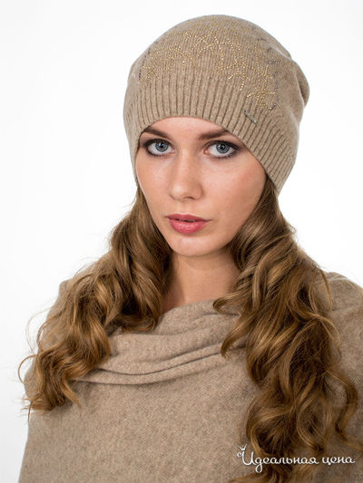 Шапка Deja Fashion, цвет бежевый