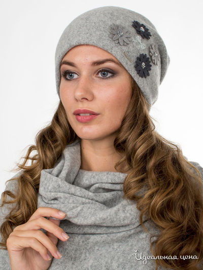 Шапка Deja Fashion, цвет серый