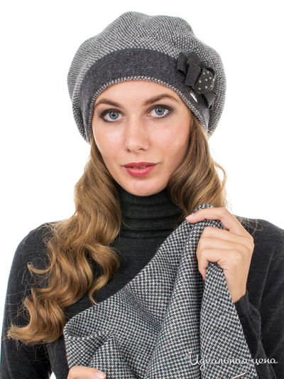 Шапка Deja Fashion, цвет темно-серый