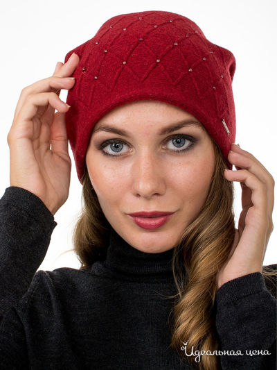 Шапка Deja Fashion, цвет темно-красный