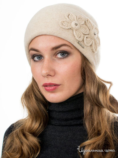Шапка Deja Fashion, цвет бежевый