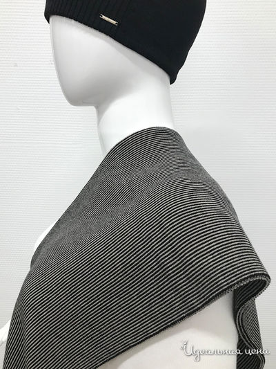 Шарф, 25*180 см Deja Fashion, цвет коричневый, черный