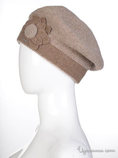 Шапка Deja Fashion, цвет темно-бежевый