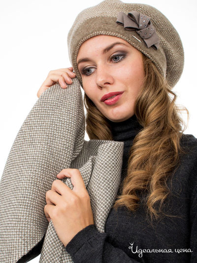 Шапка Deja Fashion, цвет коричневый