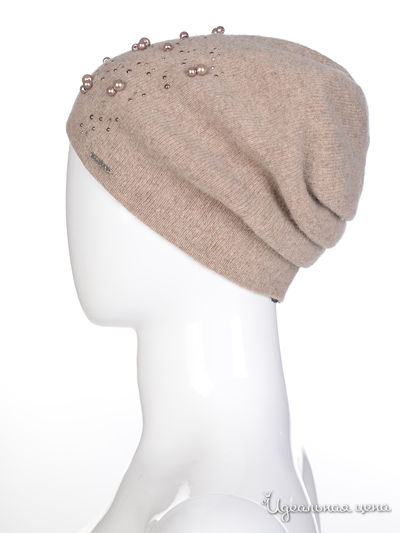 Шапка Deja Fashion, цвет темно-бежевый