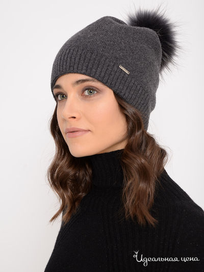 Шапка Deja Fashion, цвет серый