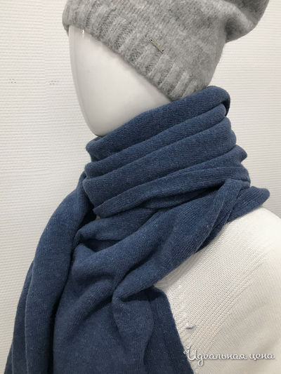 Шарф, 65*190 см Deja Fashion, цвет серый, синий