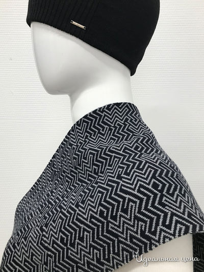 Шарф, 21*180 см Deja Fashion, цвет черный, серый