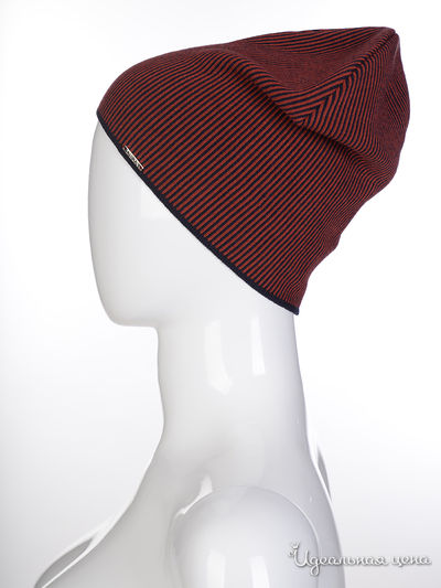 Шапка Deja Fashion, цвет красный, черный