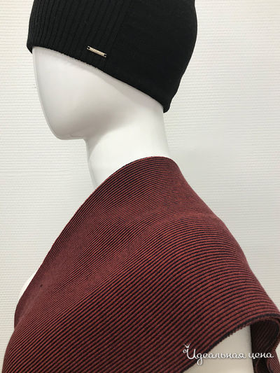 Шарф, 21*180 см Deja Fashion, цвет красный, черный