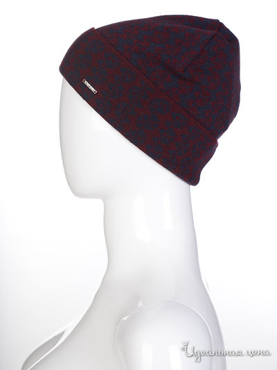 Шапка Deja Fashion, цвет бордовый, синий
