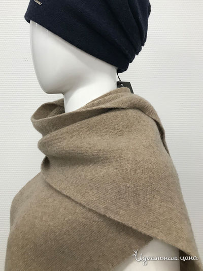 Шарф, 26*194 см Deja Fashion, цвет темно-бежевый