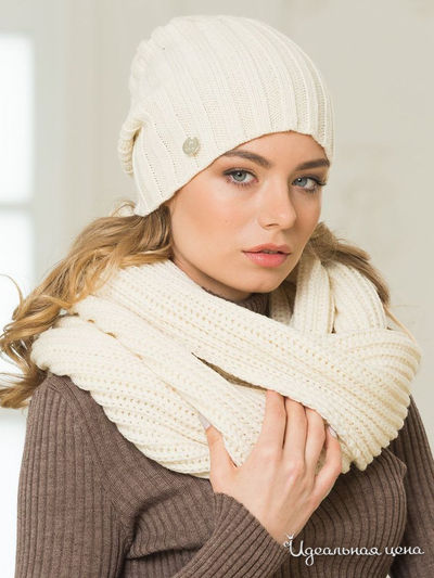 Шапка LANDRE, цвет молочный