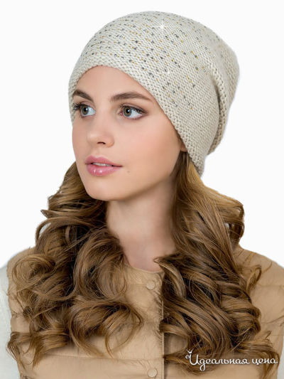 Шапка LANDRE, цвет светло-бежевый