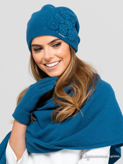 Шапка KAMEA, цвет темно-бирюзовый