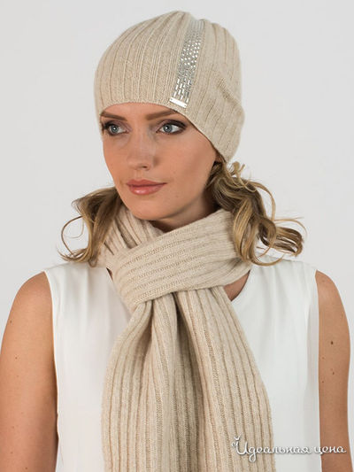 Шапка KAMEA, цвет светло-бежевый