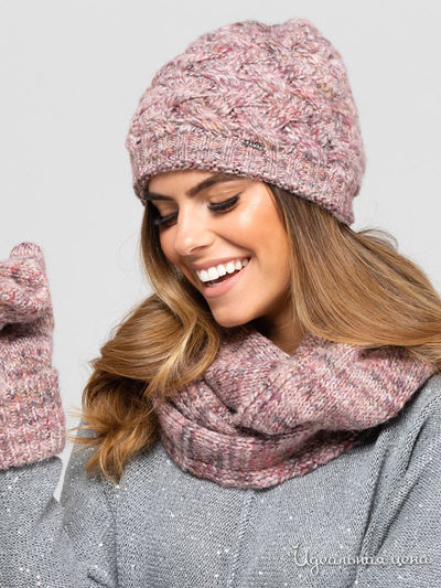 Шапка KAMEA, цвет розовый