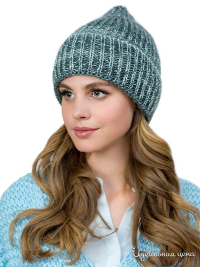 Шапка LANDRE, цвет зеленый, серый