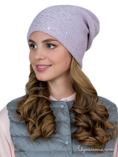 Шапка LANDRE, цвет светло-сиреневый
