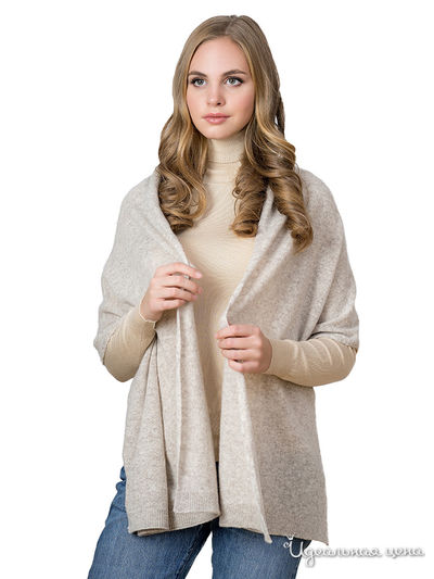 Шарф, 48*160 см LANDRE, цвет светло-бежевый