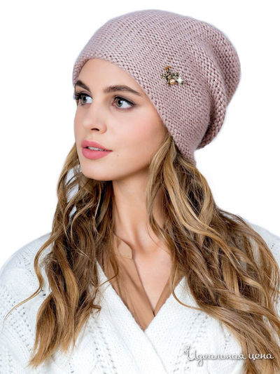 Шапка LANDRE, цвет персиковый