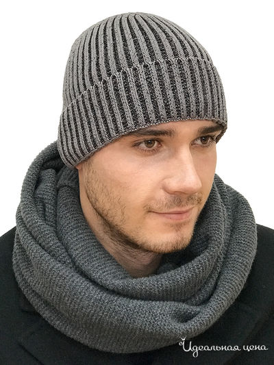 Шапка LANDRE, цвет серый, черный