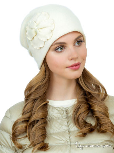 Шапка LANDRE, цвет молочный