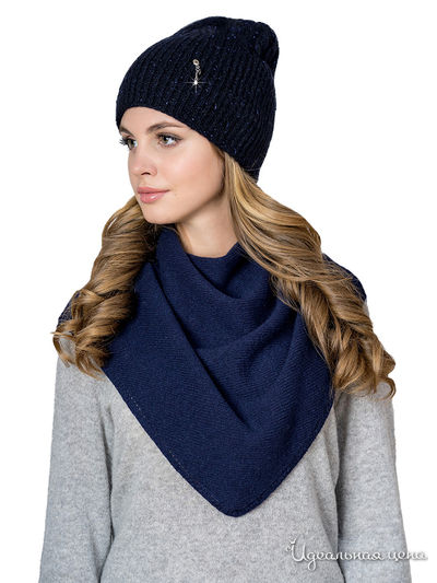 Палантин, 50*150 см LANDRE, цвет темно-синий