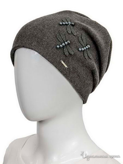 Шапка Deja Fashion, цвет серый