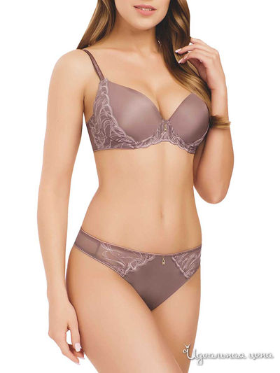 Бюстгальтер с формованной чашкой Marc&Andre, цвет коричневый