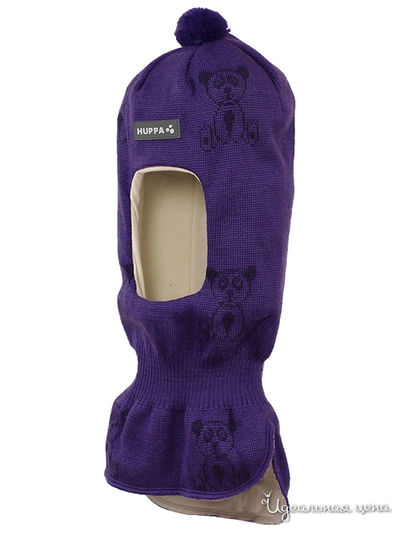 Шапка-шлем Huppa, цвет фиолетовый