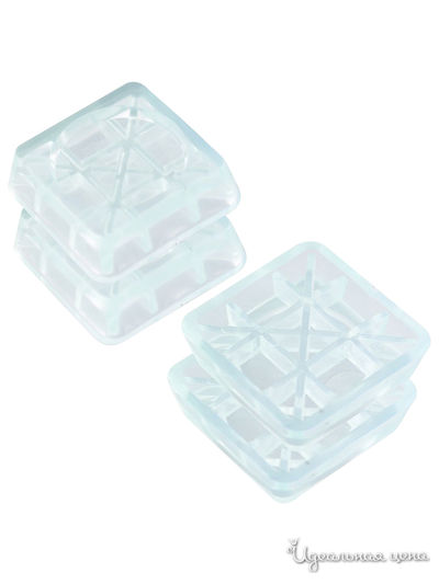 Антивибрационные подставки для стиральных машин и холодильников (квадрат), 6*6 см Мультидом, цвет в ассортименте