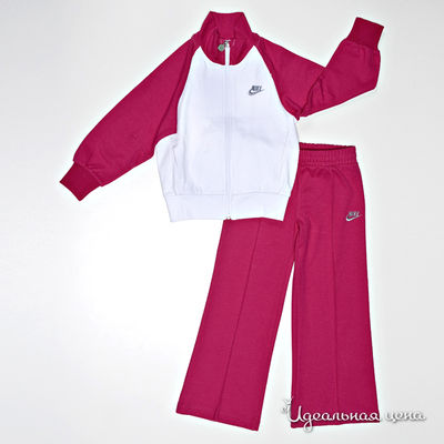 Костюм Nike, цвет цвет белый / малиновый