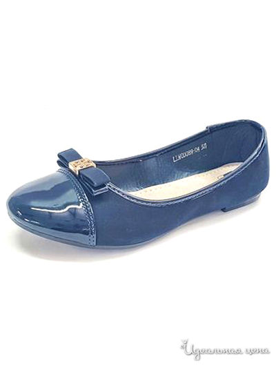 Балетки Let's, цвет темно-синий