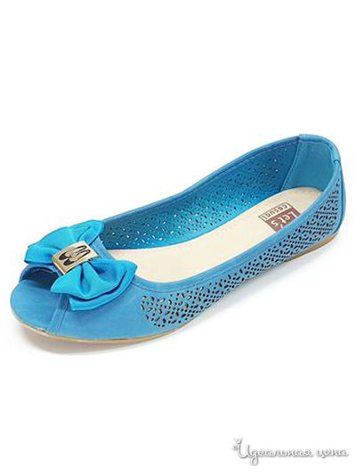 Балетки Let's, цвет бирюзовый