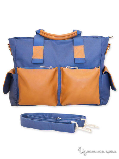 Сумка Chica Rica, цвет синий, рыжий