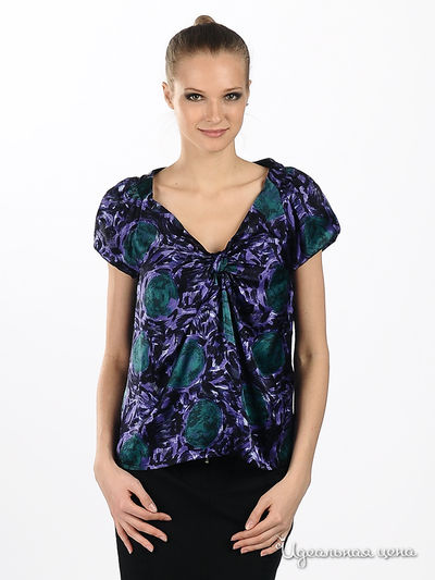 Блуза Sexy woman&Northland, цвет цвет фиолетовый / зеленый