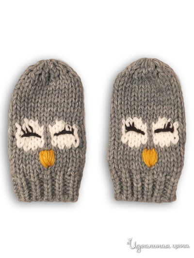 Варежки Minoti, цвет серый