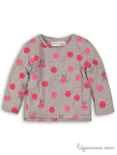 Лонгслив Minoti, цвет серый