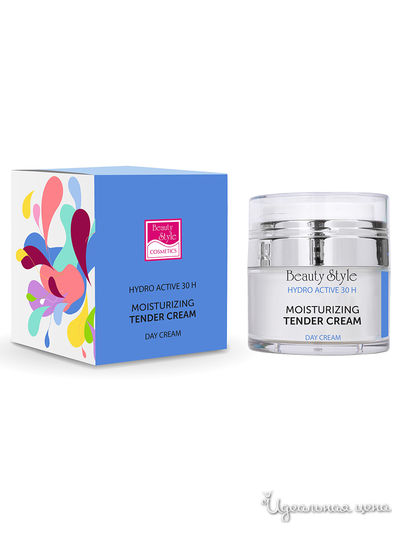 Крем для лица нежный увлажняющий Hyaluron - hydro active SPF 15, 30 мл, Beauty Style