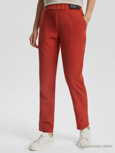 Брюки BARMARISKA, цвет терракотовый