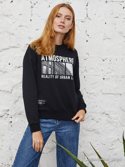 Свитшот BARMARISKA, цвет черный