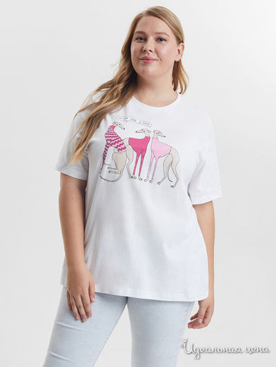 Футболка BARMARISKA, цвет белый